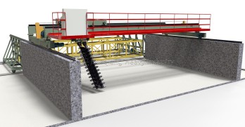 双螺旋槽式翻堆机2
